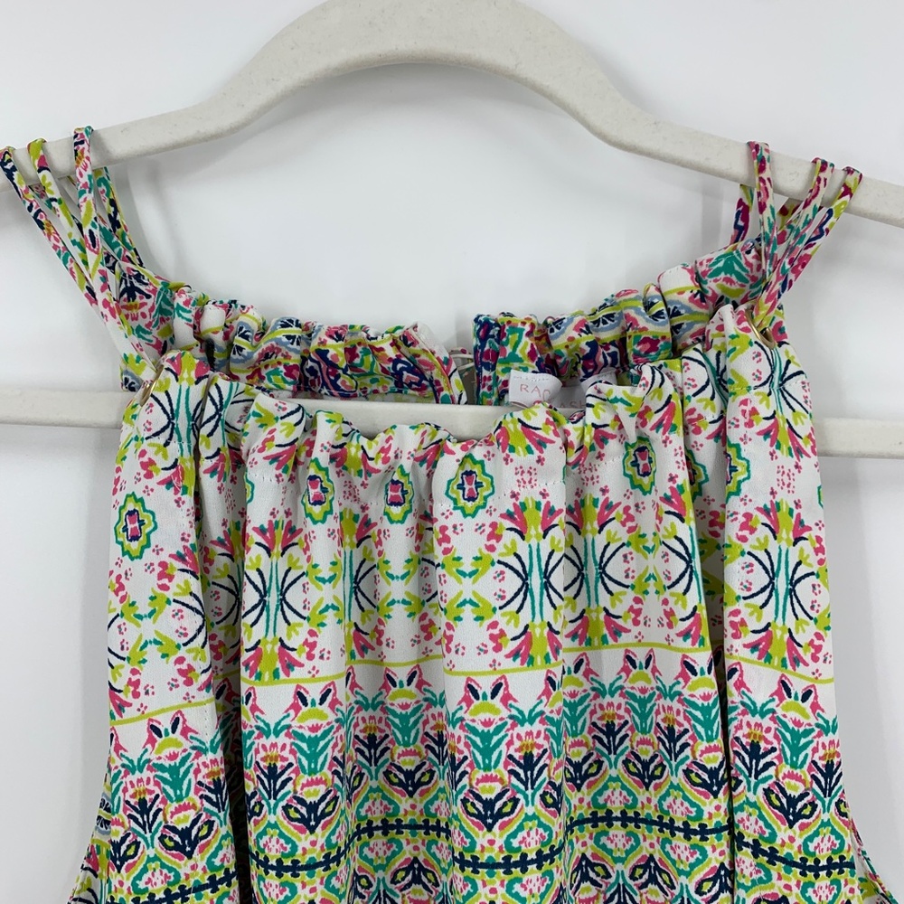 Rachel Ashwell Printed Halter Mini Dress Sz 8 - Picture 3 of 10